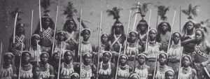 figures f&eacute;minines d'Afrique - amazones du Dahomey